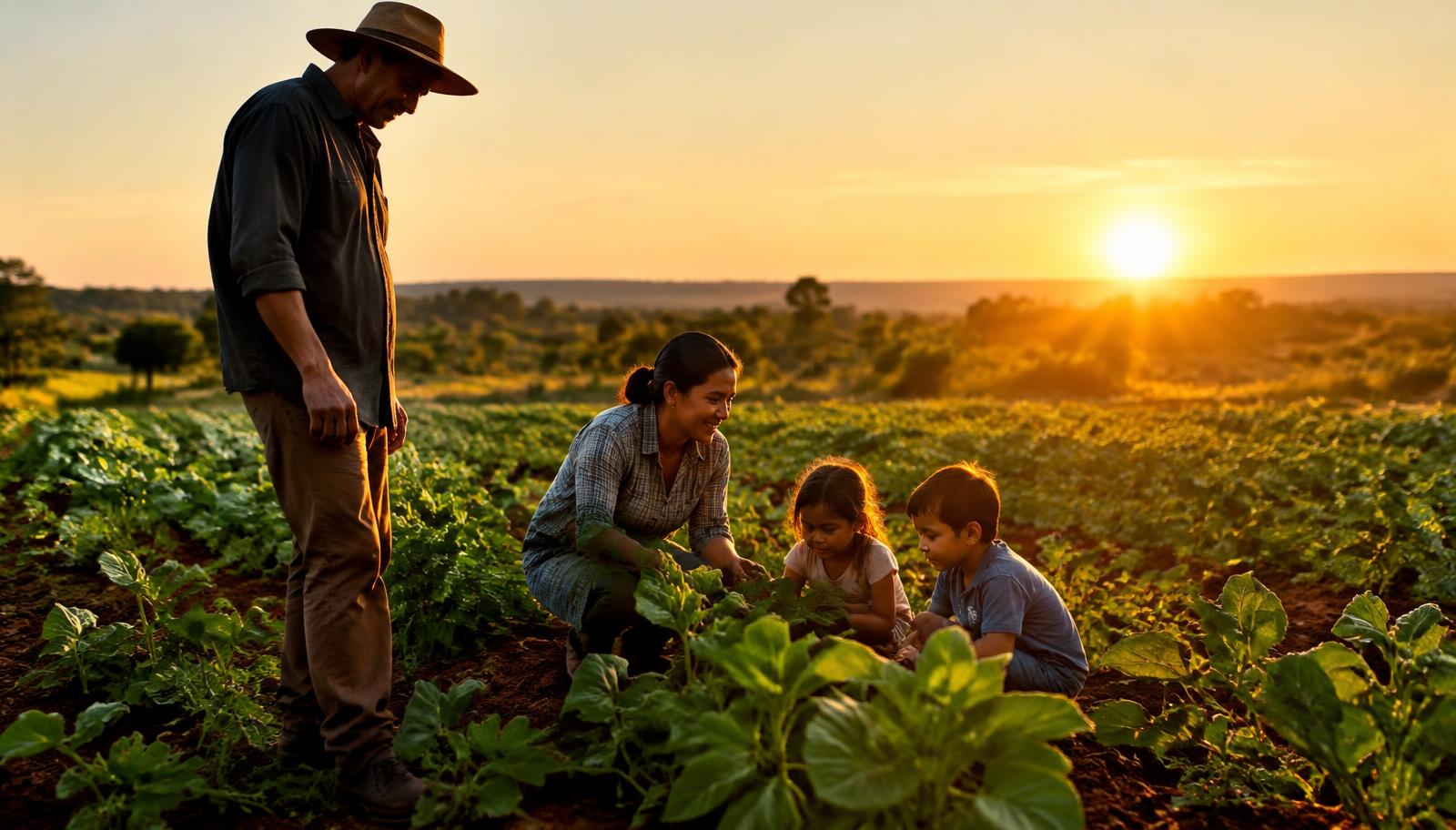 Entrega de insumos agrícolas a productores de San Pedro